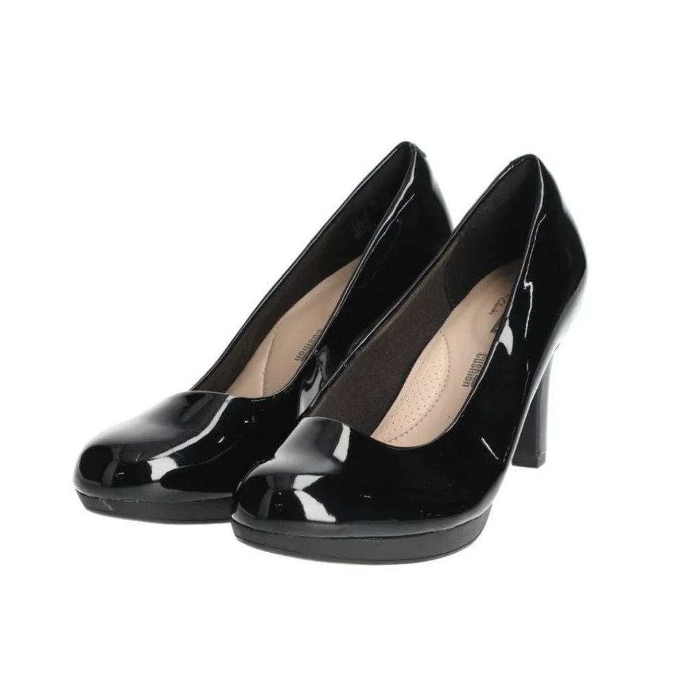 Clarks Adriel Viola High-Heel Shoes Patent Leather Black Colour For Wome…